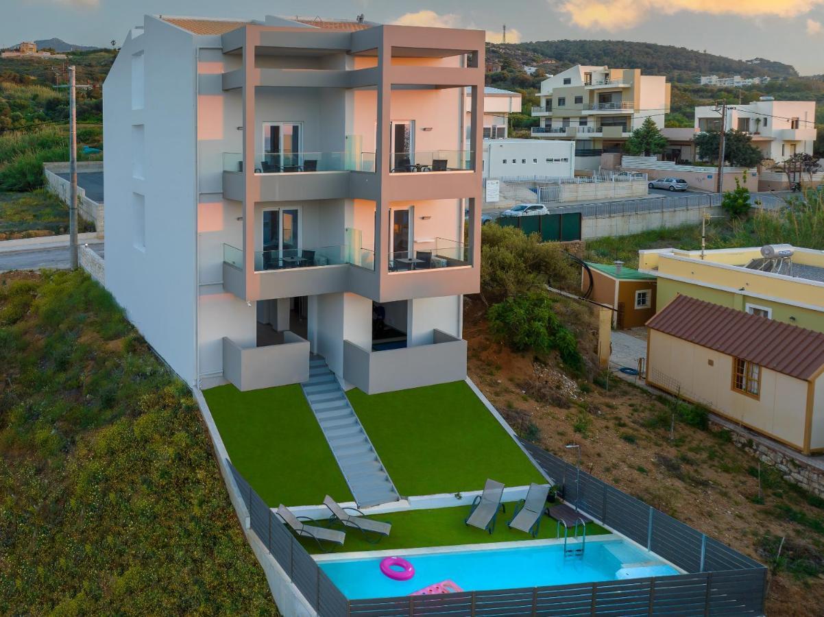 Creta Sun Luxury Apartments Rethymno  Ngoại thất bức ảnh